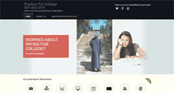 Desktop Screenshot of paylessforcollege.com